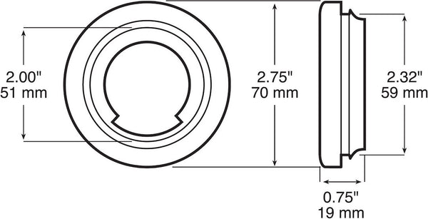 Peterson Manufacturing Side Marker Light Grommet (MPN: 146-18K)