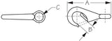 Sea Dog Fixed Eye Boat Snap (MPN: 146120-1)