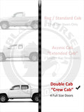 Black Horse Offroad Window Visors (MPN: 1494768IN)