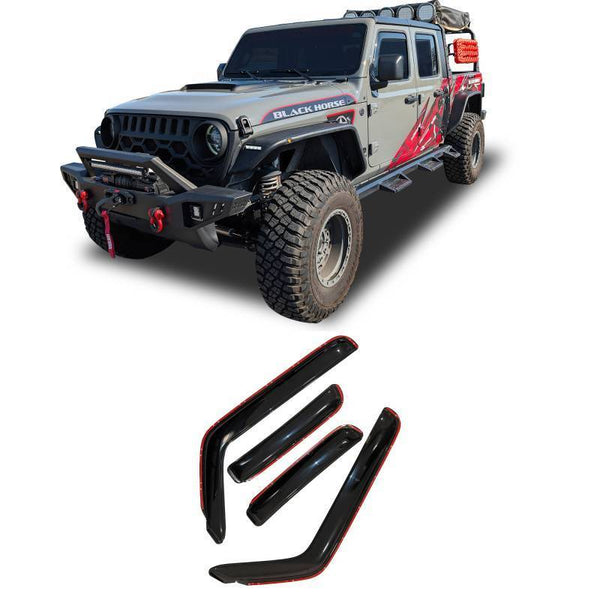 Black Horse Offroad Window Visors (MPN: 1494811IN)