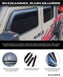 Black Horse Offroad Window Visors (MPN: 1494811IN)