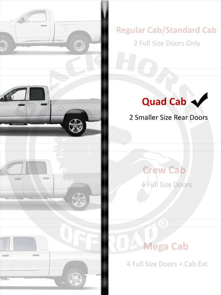 Black Horse Offroad Window Visors (MPN: 1494813IN)