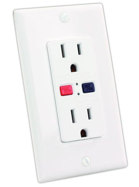 JR Products Ground Fault Interrupter Receptacle (MPN: 15005)