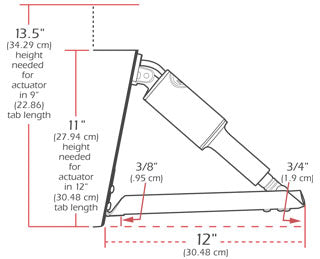 Lenco Boat Trim Tab 100 Series (MPN: 15015-101)