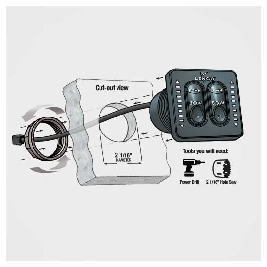 Lenco Boat Trim Tab Control (MPN: 15270-001)