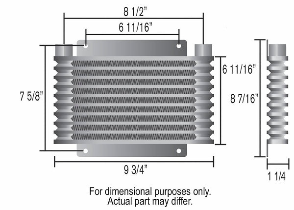 Derale Fluid Cooler (MPN: 15405)