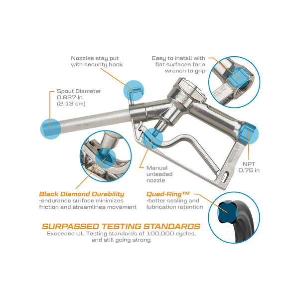 GPI Manual Unleaded Nozzle (MPN: 155000-01)