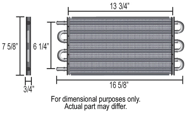 Derale Engine Oil Cooler (MPN: 15502)
