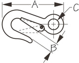 Sea-Dog Corporation Boat Eye Snap (MPN: 155841-1)