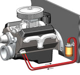 Derale Oil Filter Relocation Kit (MPN: 15715)
