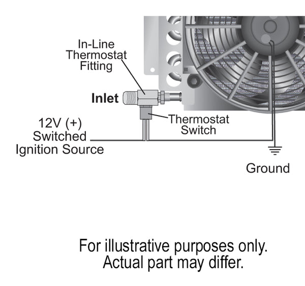 Derale Coolant Fan Temperature Switch (MPN: 15721)