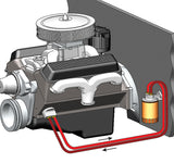 Derale Oil Filter Relocation Kit (MPN: 15748)