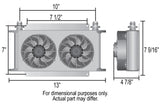 Derale Hyper-Cool Dual Cool Remote Cooler (MPN: 15845)