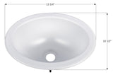 Icon Technologies Single Bowl Oval Sink (MPN: 15919)