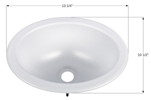 Icon Technologies Single Bowl Oval Sink (MPN: 15919)