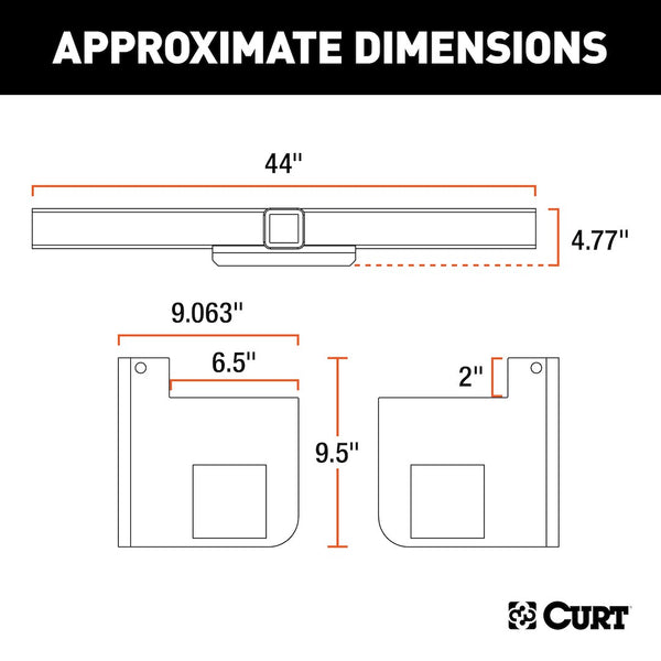 CURT Weld-On Trailer Hitch (MPN: 15927)