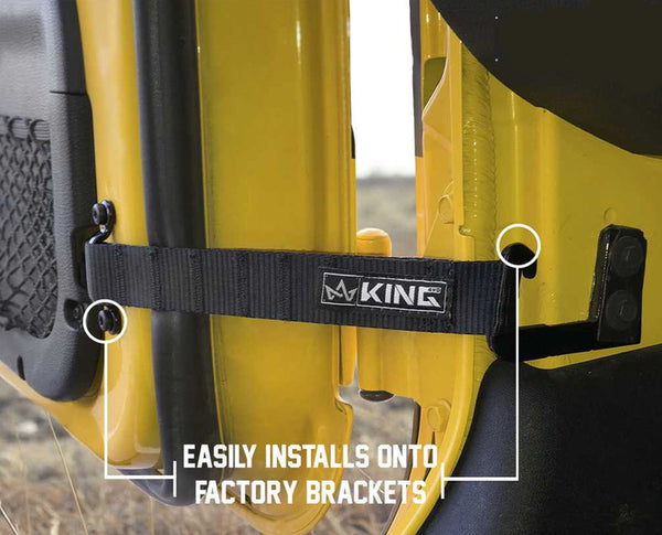 King 4WD Heavy-Duty Adjustable Door Check Strap (MPN: 16010001)