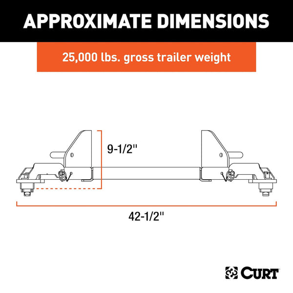 CURT Fifth Wheel Trailer Hitch Head Support (MPN: 16021)