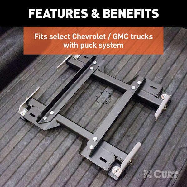 CURT Fifth Wheel Trailer Hitch Adapter Plate (MPN: 16023)