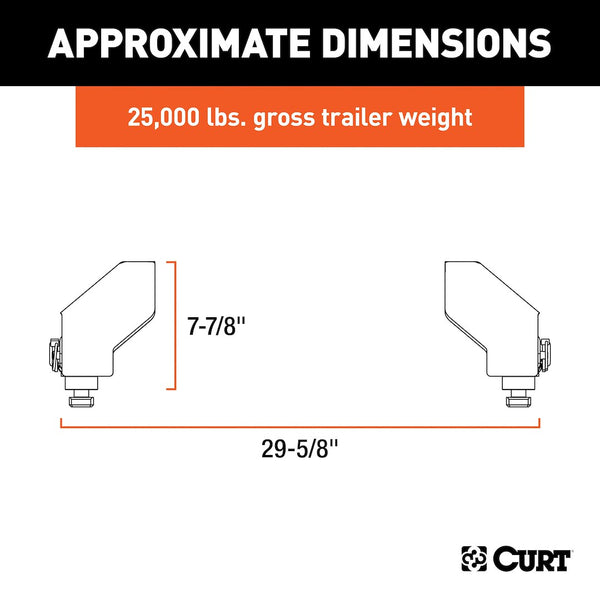 CURT Fifth Wheel Trailer Hitch Head Support (MPN: 16025)