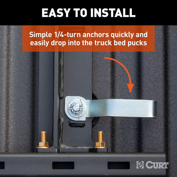 CURT Fifth Wheel Trailer Hitch Rail Adapter (MPN: 16027)