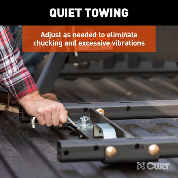 CURT Fifth Wheel Trailer Hitch Rail Adapter (MPN: 16027)
