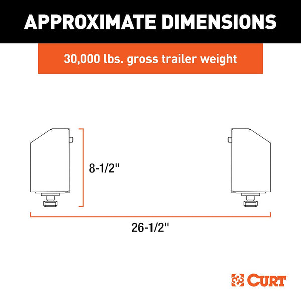 CURT Fifth Wheel Trailer Hitch Head Support (MPN: 16030)