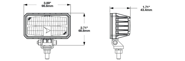 J.W. Speaker LED Compact Work Light (MPN: 1603921)