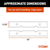 CURT CrossWing Fifth Wheel Trailer Hitch (MPN: 16051)