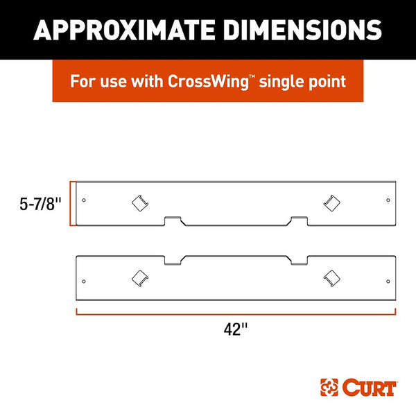 CURT CrossWing Fifth Wheel Trailer Hitch (MPN: 16051)