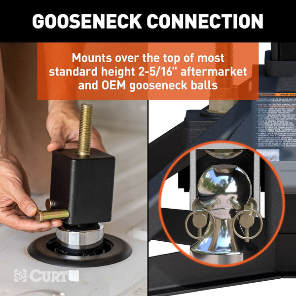 CURT CrossWing Fifth Wheel Trailer Hitch (MPN: 16051)