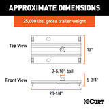 CURT Fifth Wheel Trailer Hitch Conversion Kit (MPN: 16055)