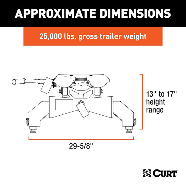 CURT Fifth Wheel Trailer Hitch (MPN: 16066)