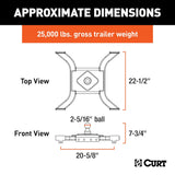 CURT Gooseneck Trailer Hitch (MPN: 16085)