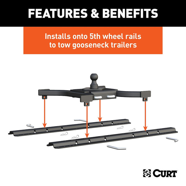 CURT Gooseneck Trailer Hitch (MPN: 16085)