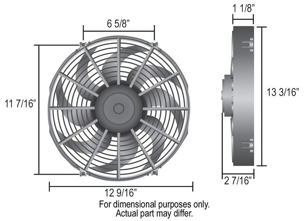 Derale High Output Extreme Cooling Fan (MPN: 16112)