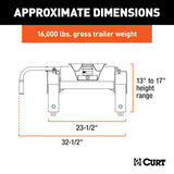 CURT Fifth Wheel Trailer Hitch E16 (MPN: 16115)