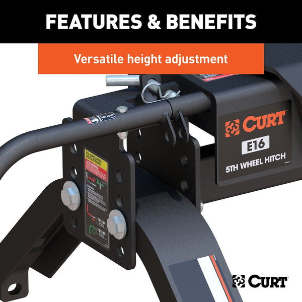 CURT Fifth Wheel Trailer Hitch E16 (MPN: 16116)