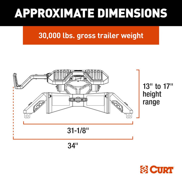 CURT Fifth Wheel Trailer Hitch (MPN: 16320)