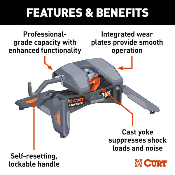 CURT Fifth Wheel Trailer Hitch (MPN: 16320)