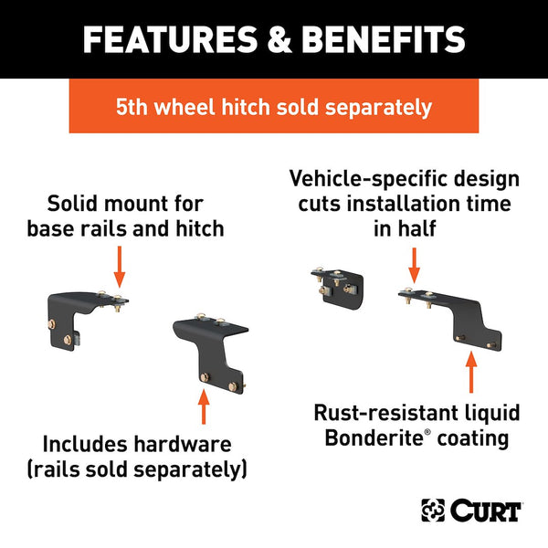 CURT Fifth Wheel Trailer Hitch Mount Kit (MPN: 16468)