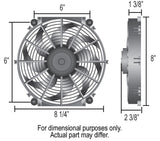 Derale Tornado Electric Cooling Fan (MPN: 16508)