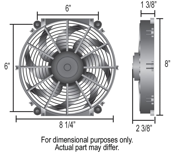 Derale Tornado Electric Cooling Fan (MPN: 16508)