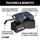 CURT A20 Fifth Wheel Trailer Hitch Head (MPN: 16540)