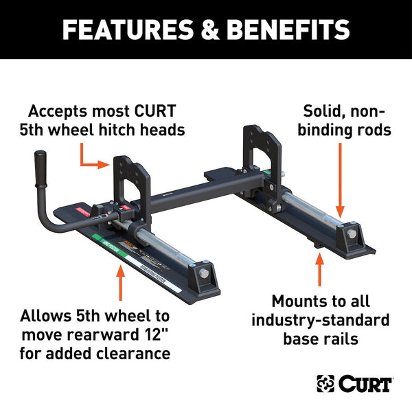 Curt Fifth Wheel Trailer Hitch Slider (MPN: 16560)