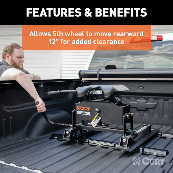 Curt Fifth Wheel Trailer Hitch Slider (MPN: 16560)