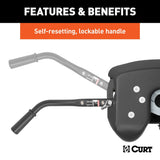 CURT Fifth Wheel Trailer Hitch Head (MPN: 16580)