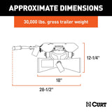 CURT Fifth Wheel Trailer Hitch Head (MPN: 16590)