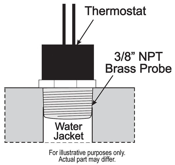 Derale Coolant Fan Temperature Switch (MPN: 16739)