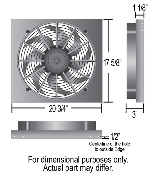 Derale Electric Cooling Fan (MPN: 16821)